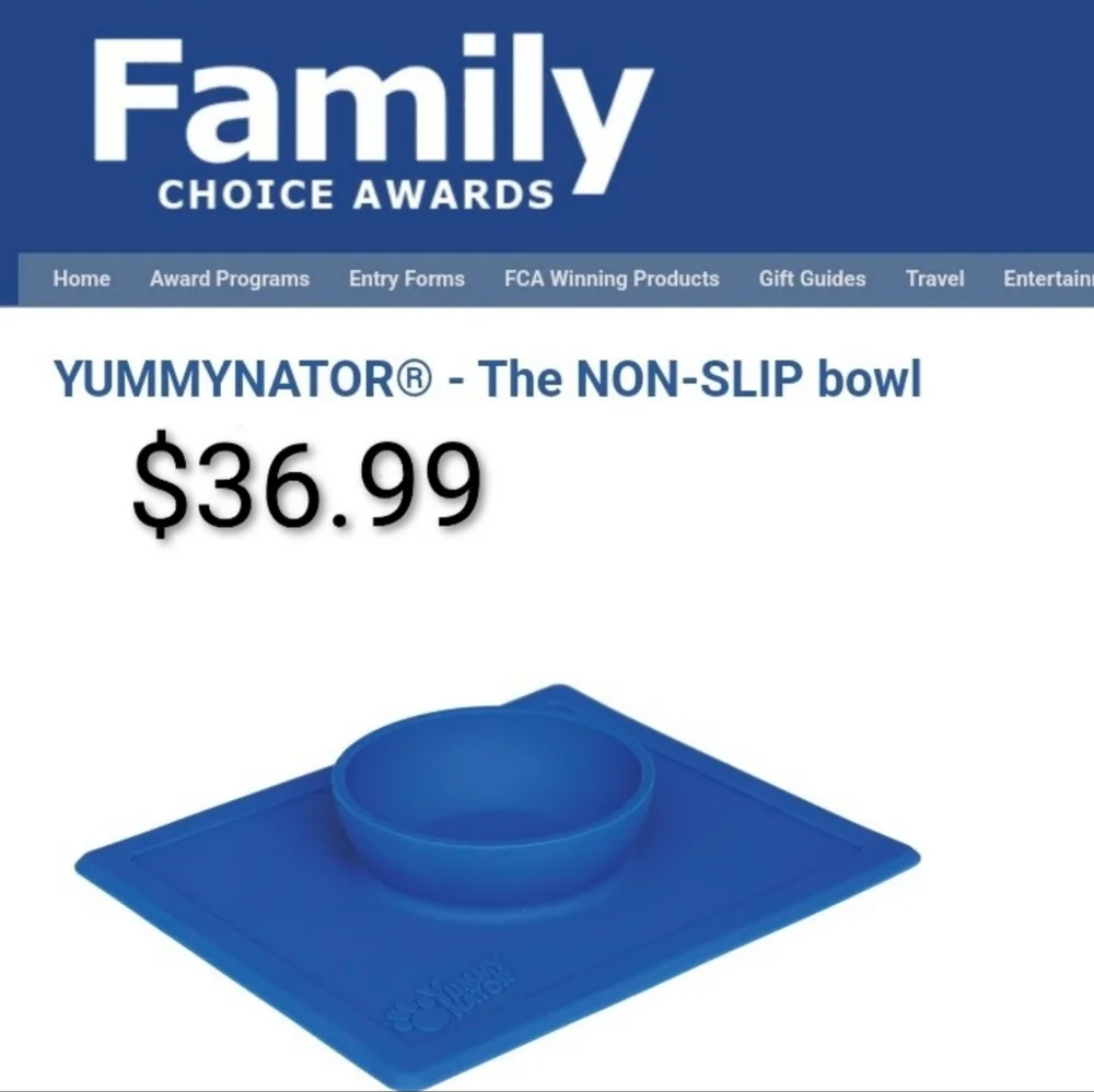'YUMMY NATOR' 2-IN-1 FEED-CLEAN PET FEEDING BOWL & MAT